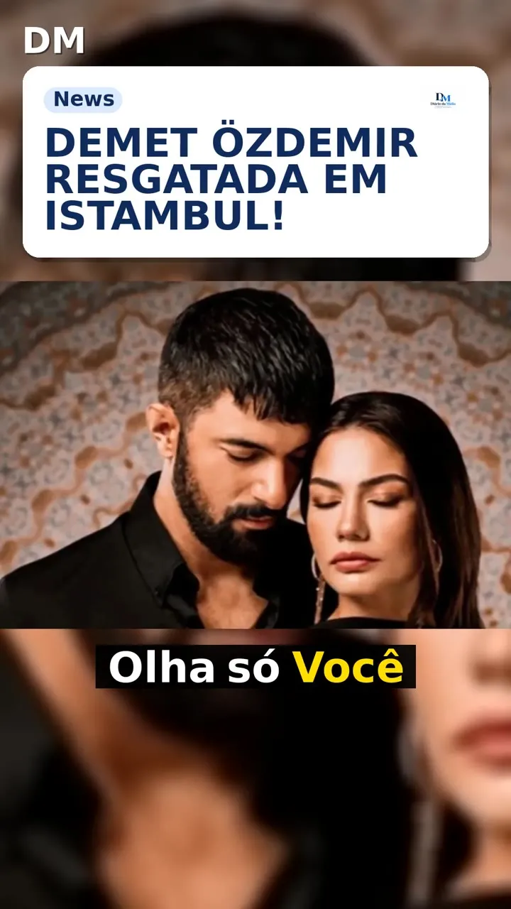 Demet Özdemir é resgatada em estúdio após enchentes em Istambul