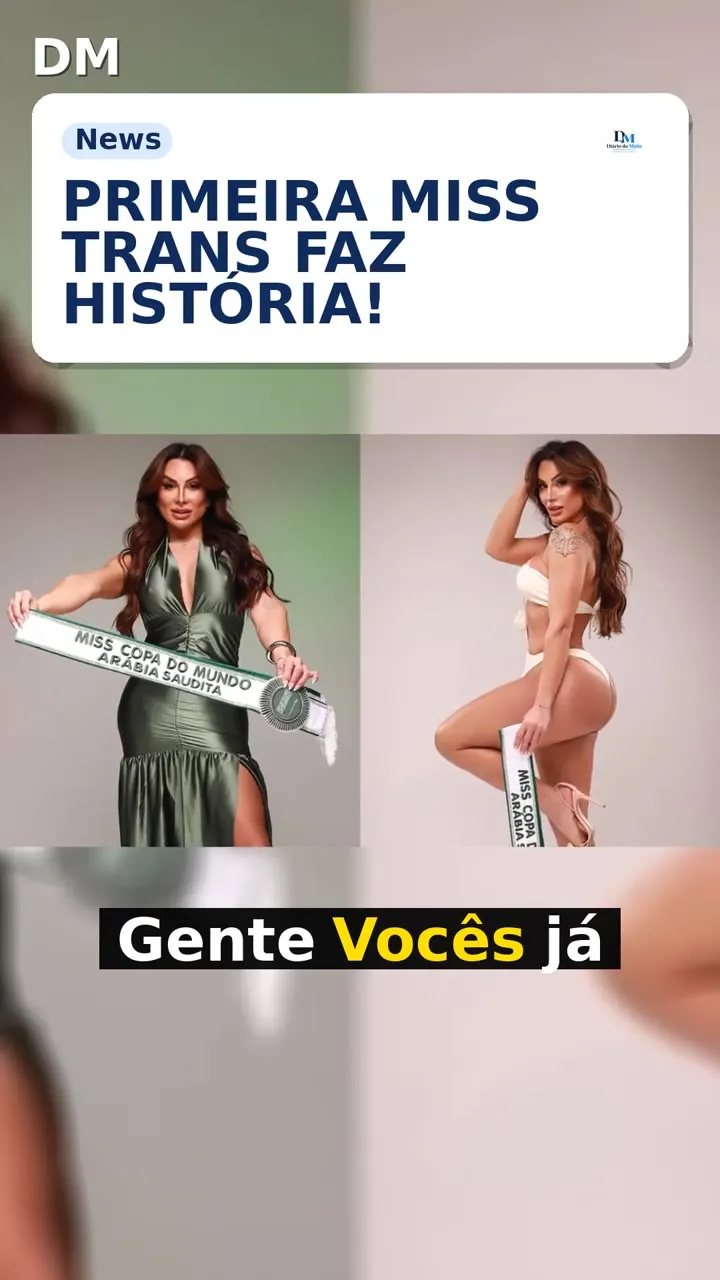Primeira miss trans no Miss Copa do Mundo desafia preconceito