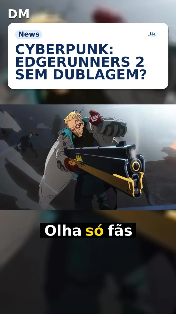 Cyberpunk: Edgerunners 2 — dublagem em português ainda sem confirmação