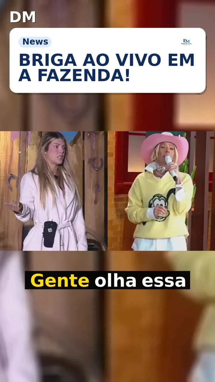 A Fazenda: Ana acusa agressão ao vivo e Galisteu intervém