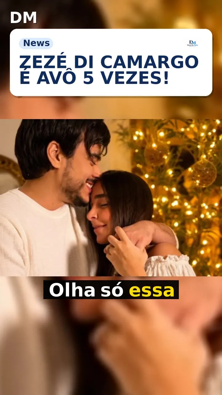 Quinta neta Florença nasce e amplia a família de Zezé Di Camargo