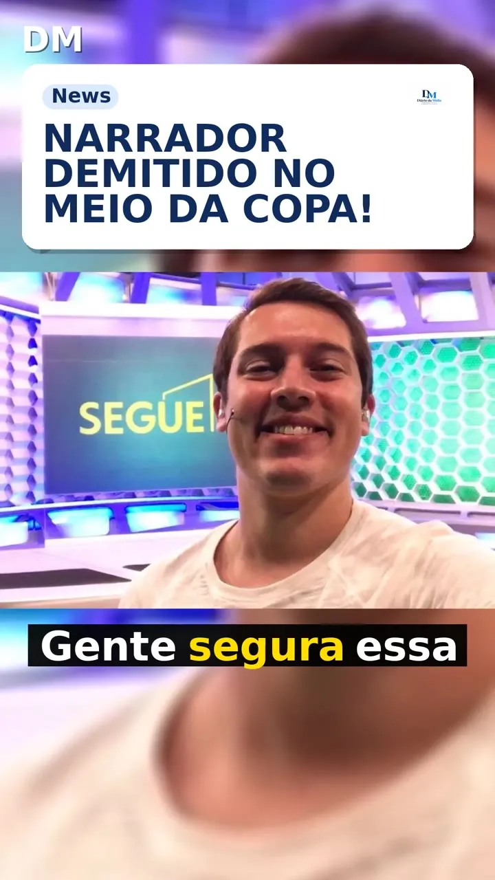 Sergio Arenillas é demitido pela Globo durante a Copa